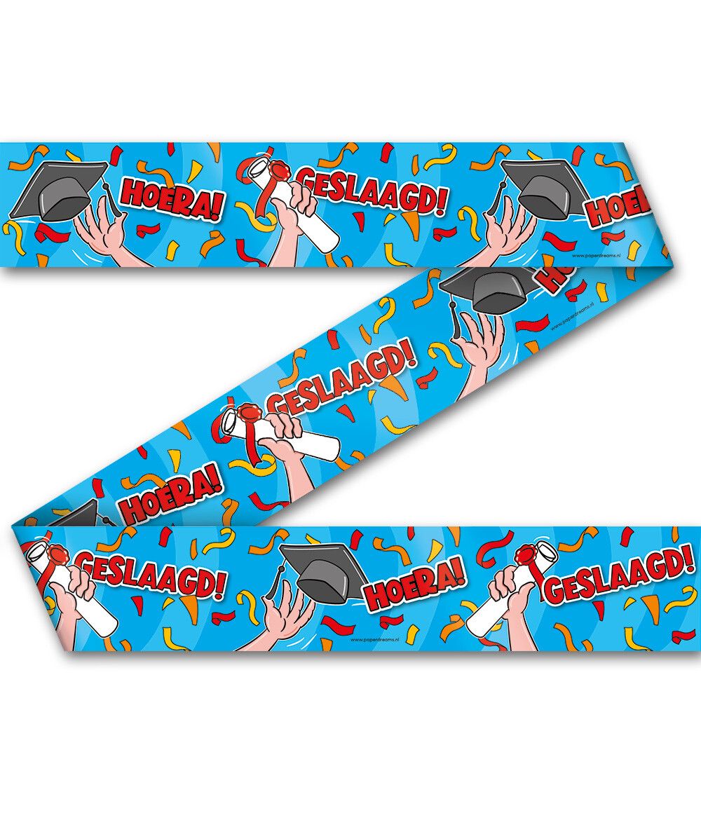 Gevelvlag XXL Geslaagd blauw 150x90 cm - Afbeelding 2