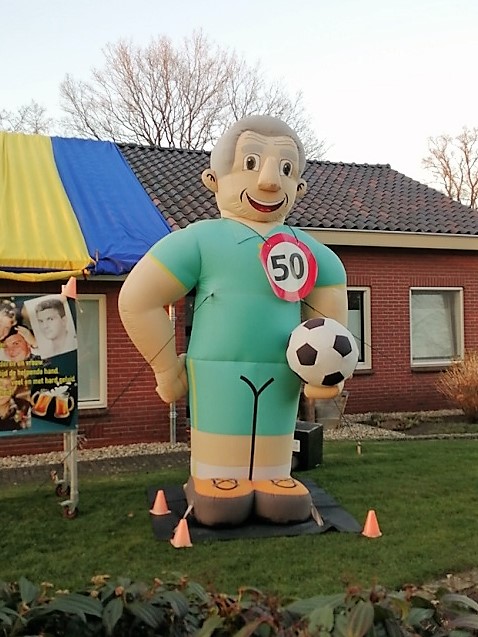 Abraham opblaaspop Voetballer - Afbeelding 2
