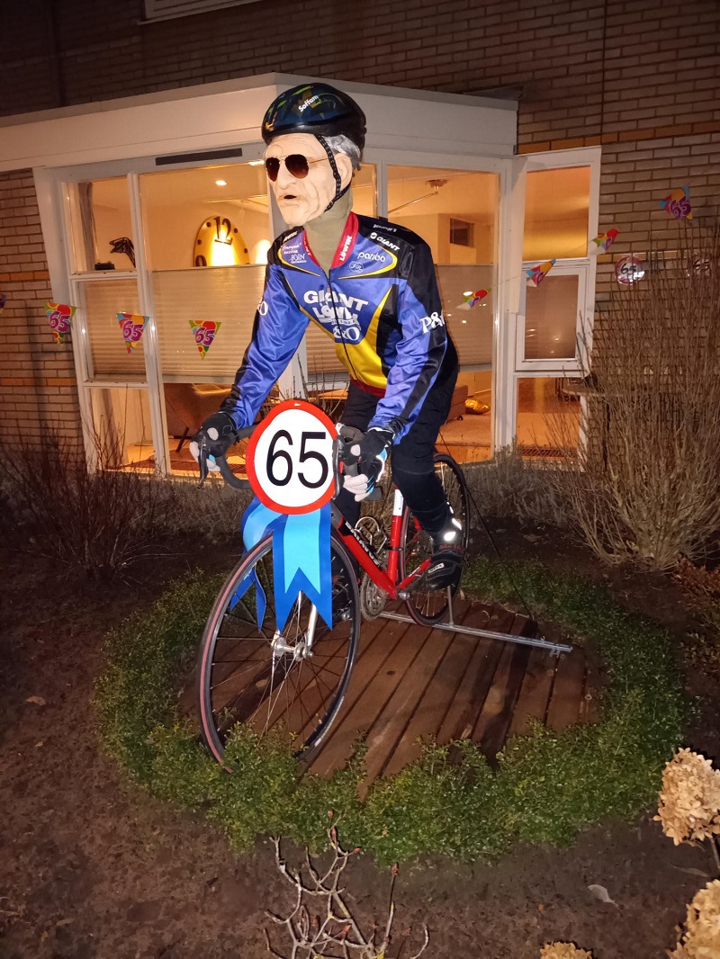 Abraham pop op fiets Wielrenner - Afbeelding 2