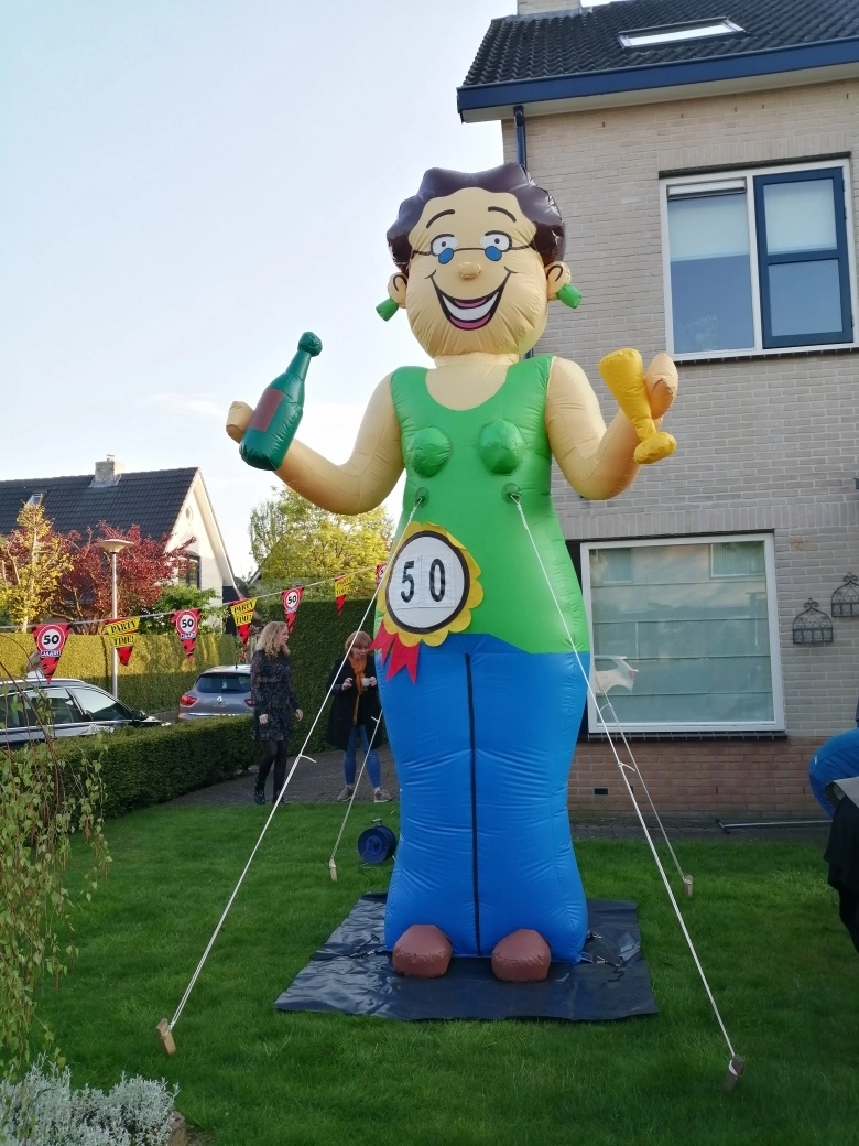 Sarah opblaaspop Hippe - Afbeelding 5