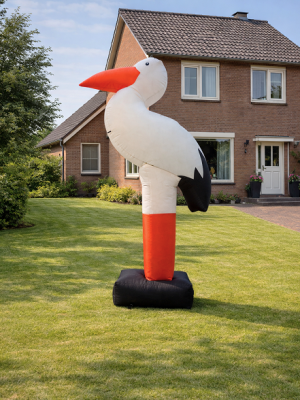 opblaas ooievaar huren
