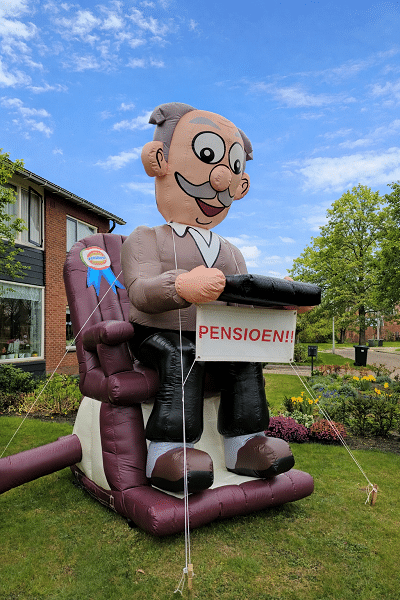 pensioen pop schommelstoel