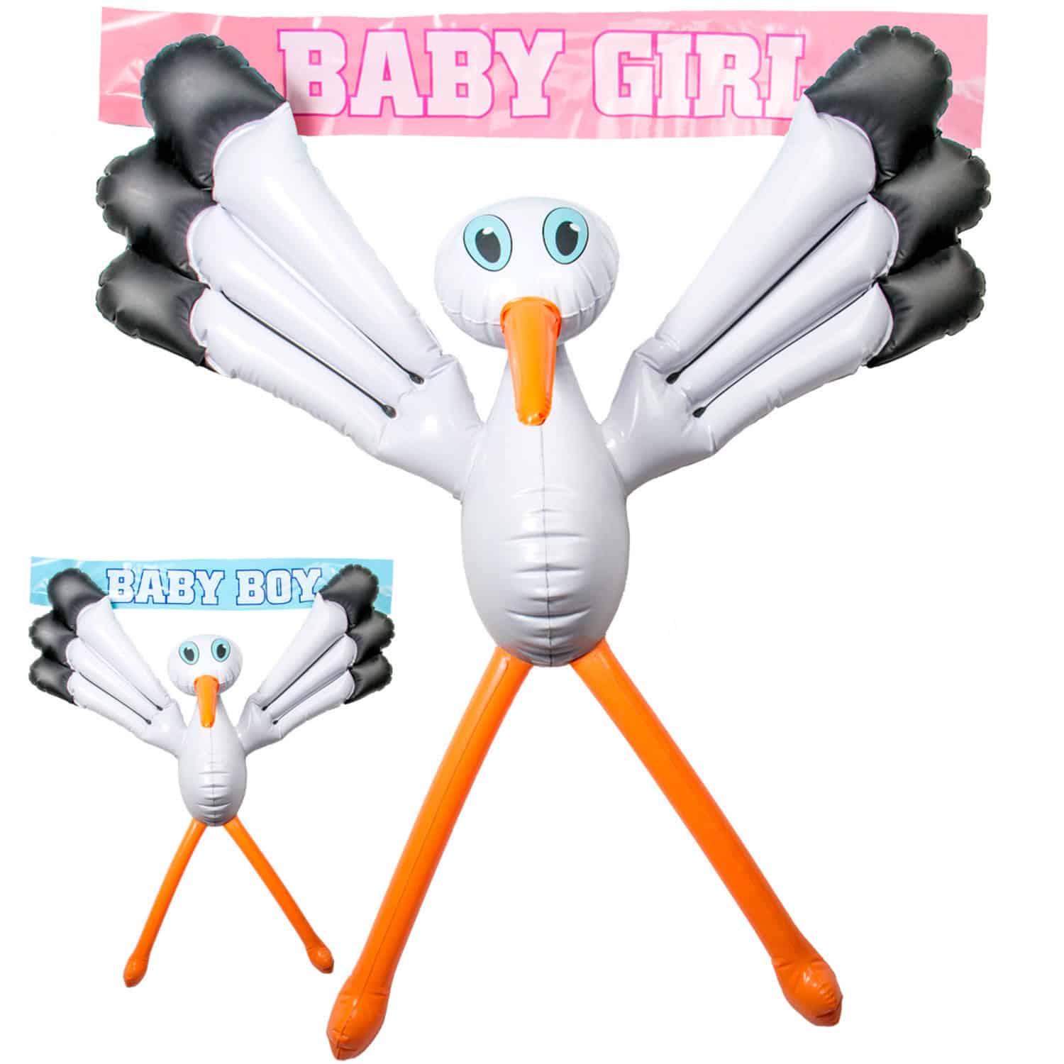 opblaas raamooievaar 75cm
