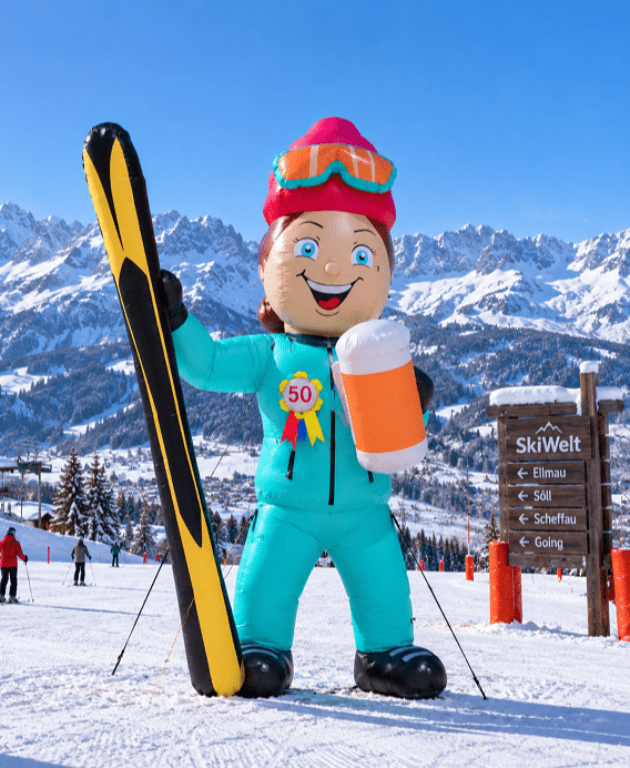 sarah pop wintersport skien