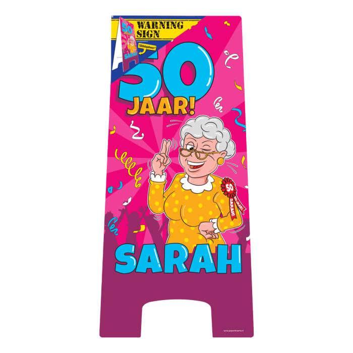 Warning Sign – Sarah cartoon